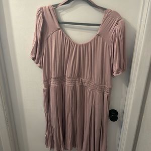 Midi dress blush pink